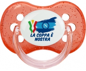 Napoli : La coppa è nostra : Rouge à paillette Tétine embout cerise
