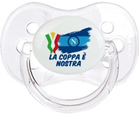 Napoli : La coppa è nostra : Transparent classique Tétine embout cerise