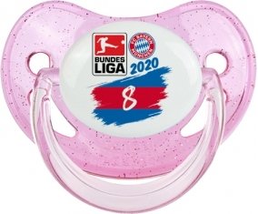 Bayern München 8 bundesliga : Rose à paillette Tétine embout physiologique