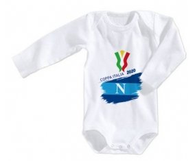 Body bébé Coppa Italia 2020 Napoli 3/6 mois manches Longues