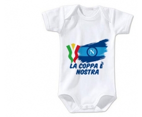 Body bébé Napoli : La coppa è nostra 3/6 mois manches Courtes