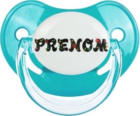 Tétine Prénom ou texte personnalisée alphabet style-20 : Embout Physiologique personnalisée