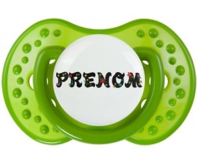 Tétine Prénom ou texte personnalisée alphabet style-20 : Embout LOVI Dynamic personnalisée
