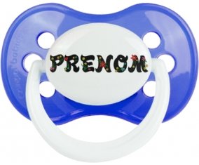 Tétine Prénom ou texte personnalisée alphabet style-20 : Embout Anatomique personnalisée