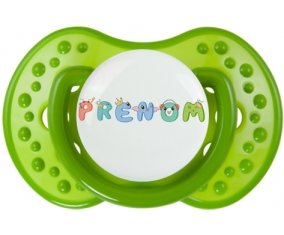 Tétine Prénom ou texte personnalisée alphabet style-28 : Embout LOVI Dynamic personnalisée