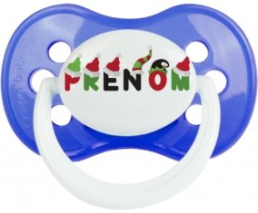 Tétine Prénom ou texte personnalisée alphabet style-31 : Embout Anatomique personnalisée