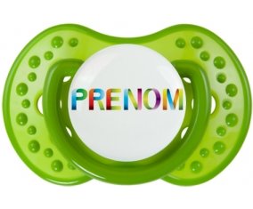 Tétine Prénom ou texte personnalisée alphabet style-36 : Embout LOVI Dynamic personnalisée
