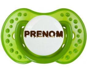 Tétine Prénom ou texte personnalisée alphabet style-37 : Embout LOVI Dynamic personnalisée