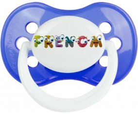 Tétine Prénom ou texte personnalisée alphabet style-38 : Embout Anatomique personnalisée