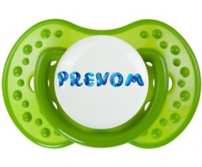 Tétine Prénom ou texte personnalisée alphabet style-39 :Vert classique Tétine embout Lovi Dynamic 0/6 mois
