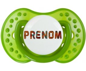 Tétine Prénom ou texte personnalisée alphabet style-45 : Embout LOVI Dynamic personnalisée