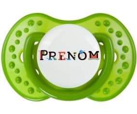 Tétine Prénom ou texte personnalisée alphabet style-49 : Embout LOVI Dynamic personnalisée