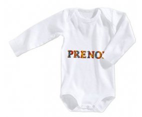 Body Prénom ou texte personnalisée alphabet style-13 taille 3/6 mois manches Longues