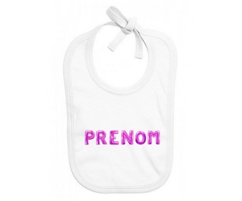 Bavoir Prénom ou texte personnalisée alphabet style-19 Bavoir Prénom ou texte personnalisée alphabet style-19