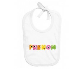 Bavoir Prénom ou texte personnalisée alphabet style-50