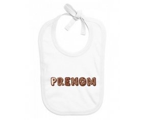 Bavoir Prénom ou texte personnalisée alphabet style-56