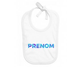 Bavoir Prénom ou texte personnalisée alphabet style-62