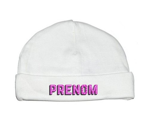 Bonnet Prénom ou texte personnalisée alphabet style-12