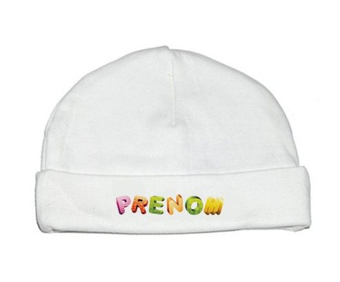 Bonnet Prénom ou texte personnalisée alphabet style-21 Bonnet Prénom ou texte personnalisée alphabet style-21