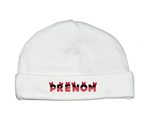 Bonnet Prénom ou texte personnalisée alphabet style-24