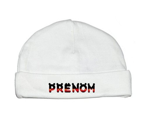 Bonnet Prénom ou texte personnalisée alphabet style-25