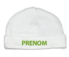 Bonnet Prénom ou texte personnalisée alphabet style-26