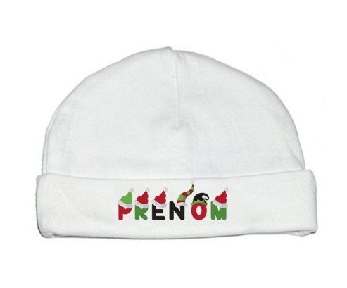 Bonnet Prénom ou texte personnalisée alphabet style-31