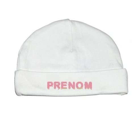 Bonnet Prénom ou texte personnalisée alphabet style-33