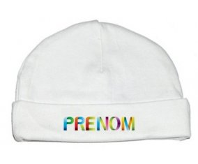 Bonnet Prénom ou texte personnalisée alphabet style-36
