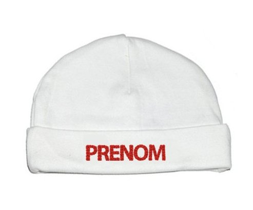 Bonnet Prénom ou texte personnalisée alphabet style-41