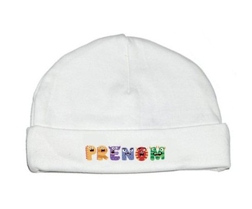 Bonnet Prénom ou texte personnalisée alphabet style-54