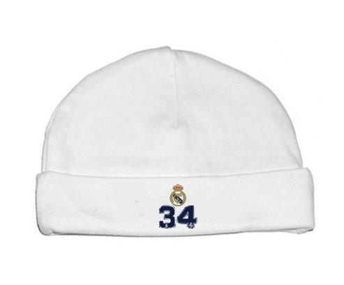 Bonnet bébé personnalisé Real Madrid : Campeones 34 Liga design-3