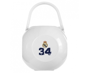 Boîte à sucette Real Madrid : Campeones 34 Liga design-3 de couleur Blanche