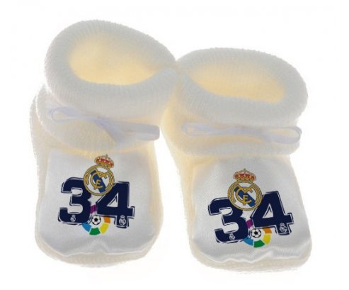 Chausson pour bébé personnalisé Real madrid