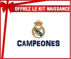 kit naissance bébé personnalisé Real Madrid : Campeones 34 Liga design-2