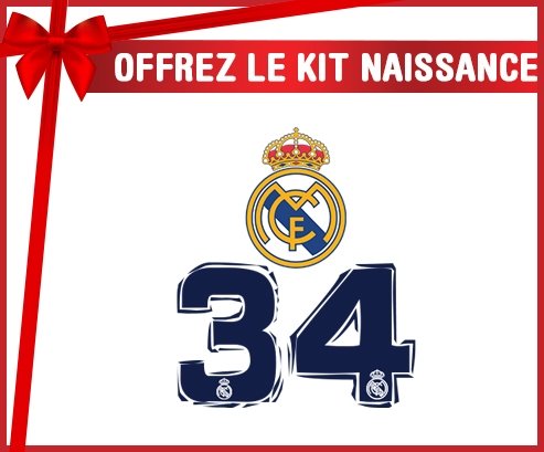 kit naissance bébé personnalisé Real Madrid : Campeones 34 Liga design-3