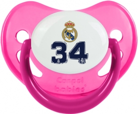 Real Madrid : Campeones 34 Liga design-3 : Rose phosphorescente Tétine embout physiologique