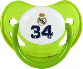 Real Madrid : Campeones 34 Liga design-3 : Vert phosphorescente Tétine embout physiologique