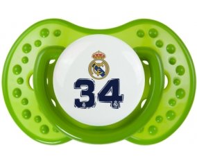 Real Madrid : Campeones 34 Liga design-3 : Vert classique Tétine embout Lovi Dynamic