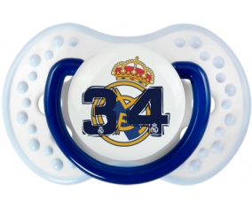Real Madrid : Campeones 34 Liga design-5 : Marine-blanc-bleu classique Tétine embout Lovi Dynamic