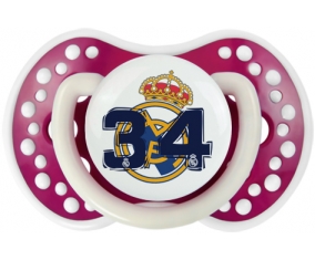 Real Madrid : Campeones 34 Liga design-5 : Fuchsia phosphorescente Tétine embout Lovi Dynamic