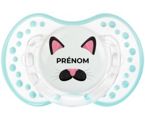 Chatte rose avec prénom : Retro-blanc-lagon classique Tétine embout Lovi Dynamic