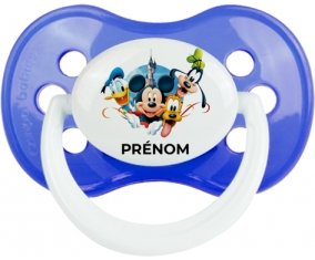 Disney Mickey donald pluto et bingo design 1 avec prénom : Sucette Anatomique personnalisée