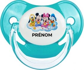 Disney Mickey donald pluto et bingo design 3 avec prénom : Sucette Physiologique personnalisée