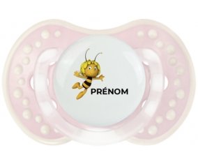 Maya l'abeille avec prénom : Retro-rose-tendre classique Tétine embout Lovi Dynamic