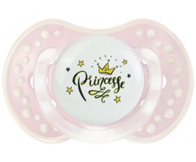 Couronne jaune étoile princesse design-1 : Retro-rose-tendre classique Tétine embout Lovi Dynamic