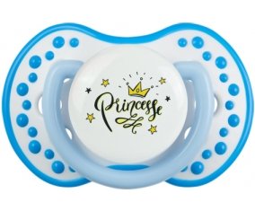 Couronne jaune étoile princesse design-1 : Blanc-bleu phosphorescente Tétine embout Lovi Dynamic