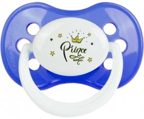 Couronne jaune étoile prince design-1 : Sucette Anatomique personnalisée
