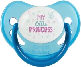 My little princess design-1 : Bleue phosphorescente Tétine embout physiologique