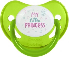 My little princess design-1 : Vert phosphorescente Tétine embout physiologique